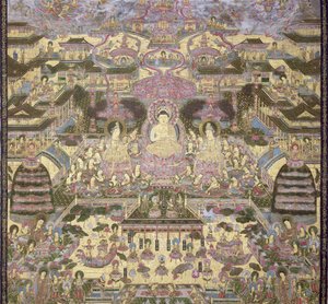 Depiction of Spiritual and Material Worlds